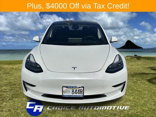 used 2021 Tesla Model 3 car, priced at $24,000