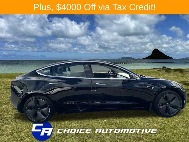 used 2019 Tesla Model 3 car, priced at $23,000