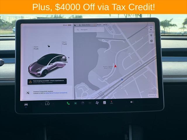 used 2019 Tesla Model 3 car, priced at $25,000