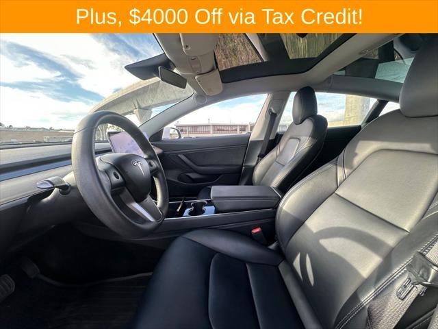 used 2019 Tesla Model 3 car, priced at $25,000