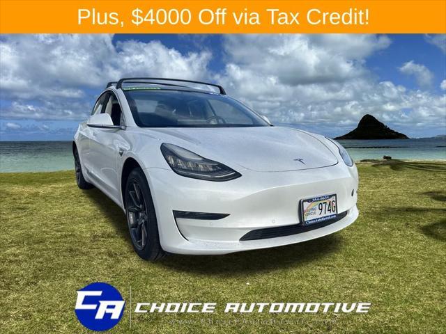 used 2019 Tesla Model 3 car, priced at $25,000