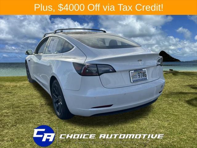 used 2019 Tesla Model 3 car, priced at $25,000