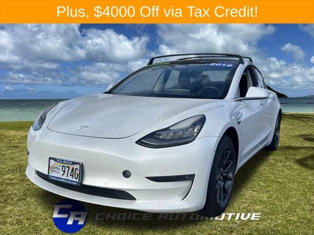 used 2019 Tesla Model 3 car, priced at $25,000