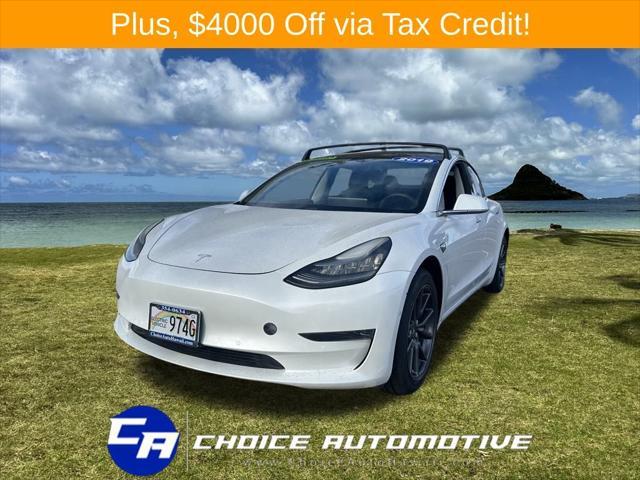 used 2019 Tesla Model 3 car, priced at $27,000