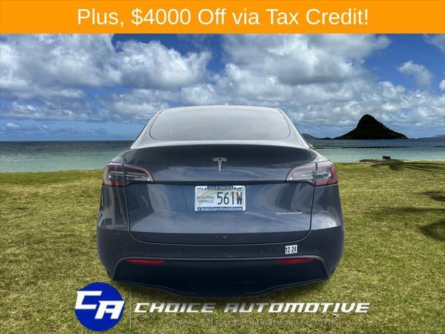 used 2020 Tesla Model Y car, priced at $28,500