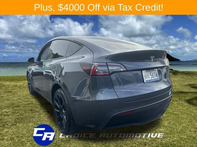 used 2020 Tesla Model Y car, priced at $28,500