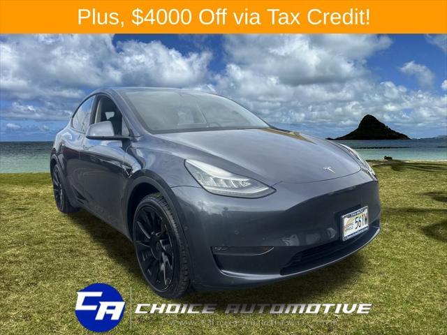 used 2020 Tesla Model Y car, priced at $28,500