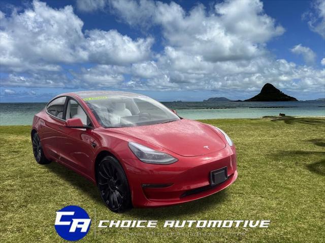 used 2023 Tesla Model 3 car, priced at $36,500