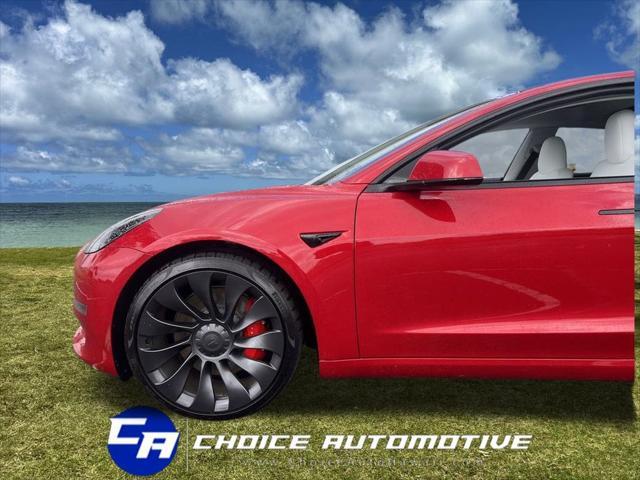 used 2023 Tesla Model 3 car, priced at $36,500