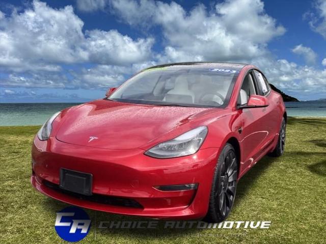 used 2023 Tesla Model 3 car, priced at $33,000