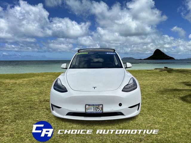 used 2021 Tesla Model Y car, priced at $32,000