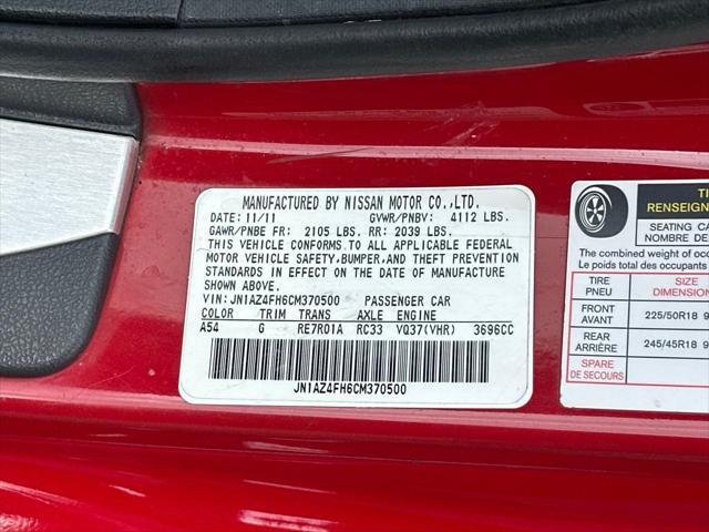 used 2012 Nissan 370Z car, priced at $20,000