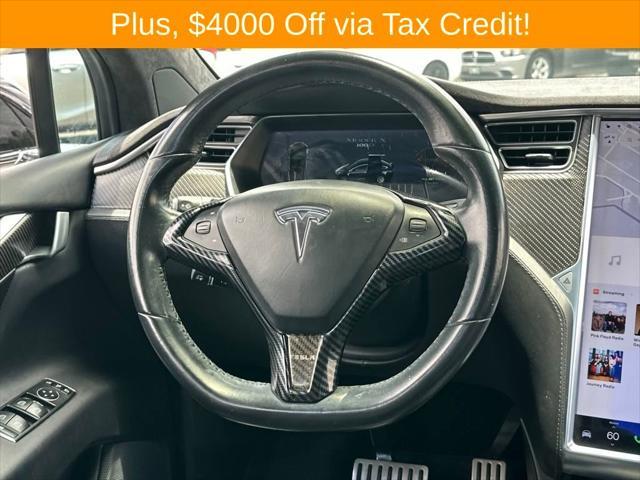 used 2017 Tesla Model X car, priced at $25,000