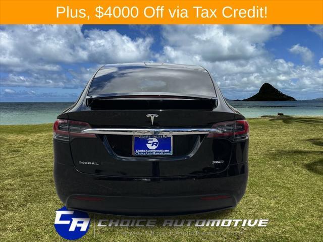 used 2017 Tesla Model X car, priced at $25,000