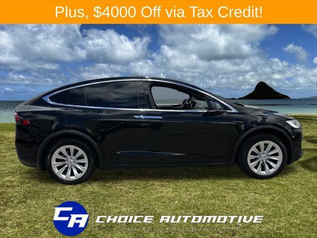 used 2017 Tesla Model X car, priced at $25,000