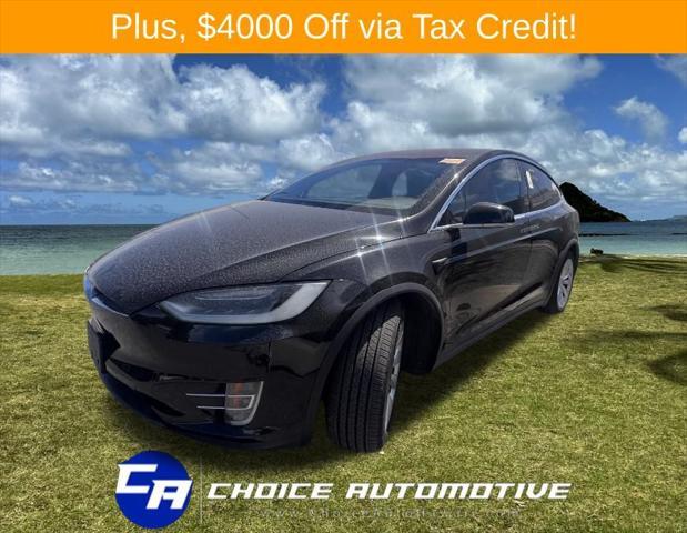 used 2017 Tesla Model X car, priced at $25,000