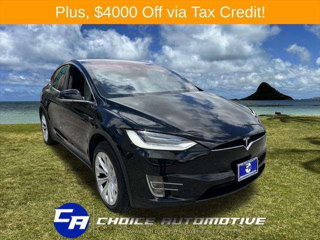 used 2017 Tesla Model X car, priced at $25,000