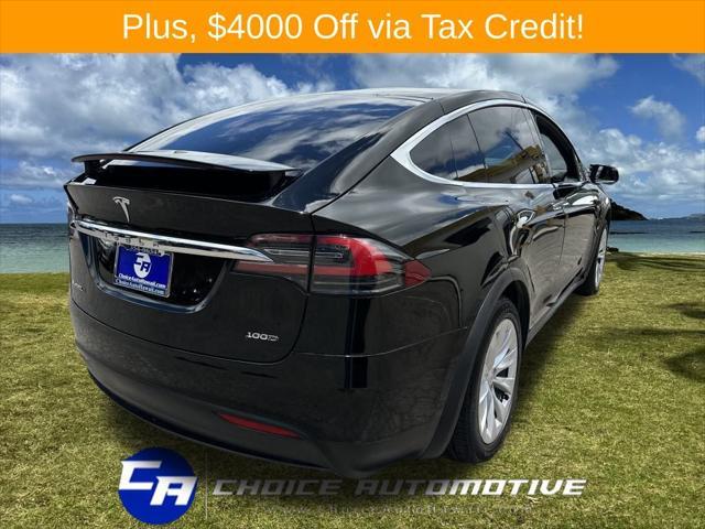 used 2017 Tesla Model X car, priced at $25,000