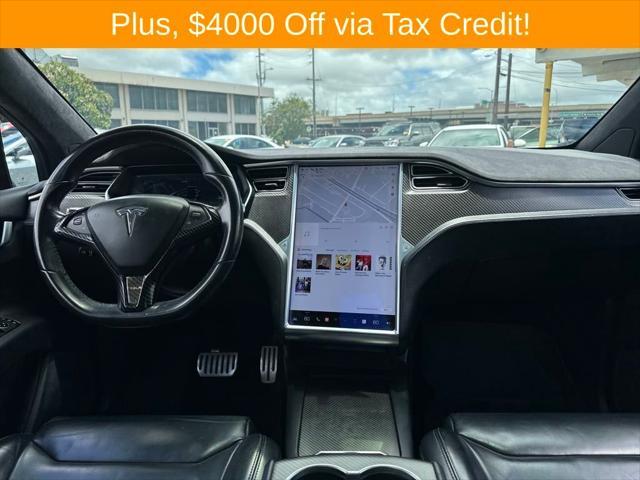 used 2017 Tesla Model X car, priced at $25,000