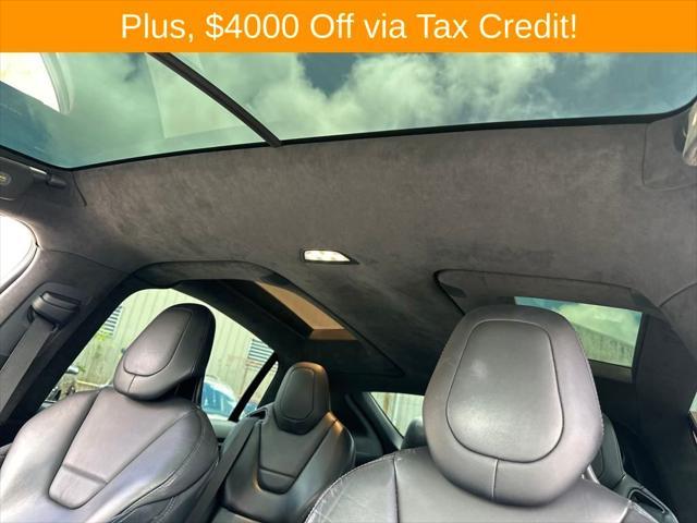 used 2017 Tesla Model X car, priced at $25,000