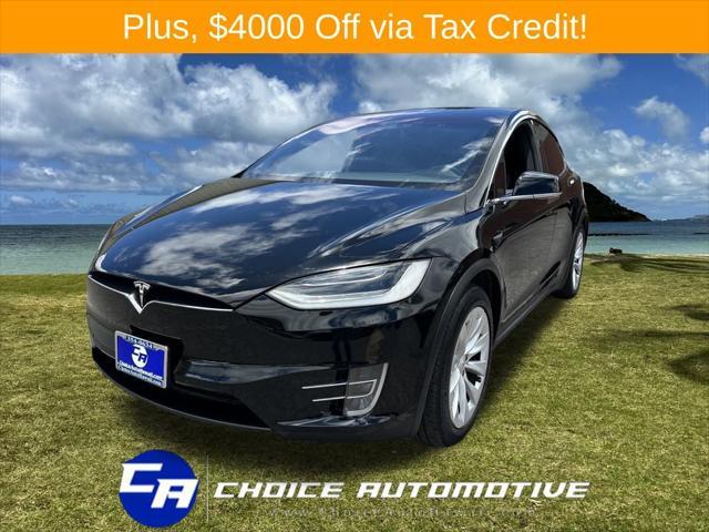 used 2017 Tesla Model X car, priced at $25,000