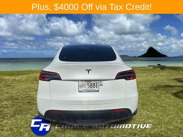 used 2021 Tesla Model Y car, priced at $30,000