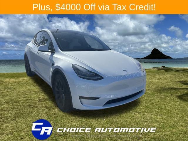 used 2021 Tesla Model Y car, priced at $30,000