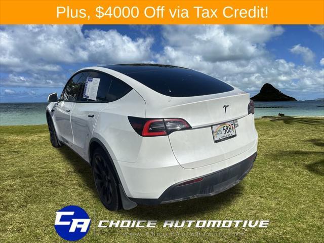 used 2021 Tesla Model Y car, priced at $30,000