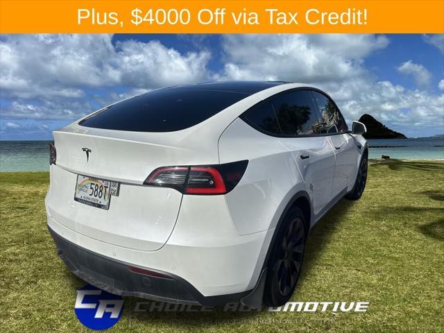 used 2021 Tesla Model Y car, priced at $30,000