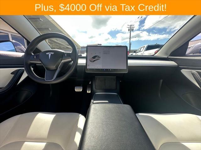 used 2021 Tesla Model 3 car, priced at $29,500