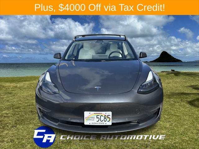 used 2021 Tesla Model 3 car, priced at $29,500