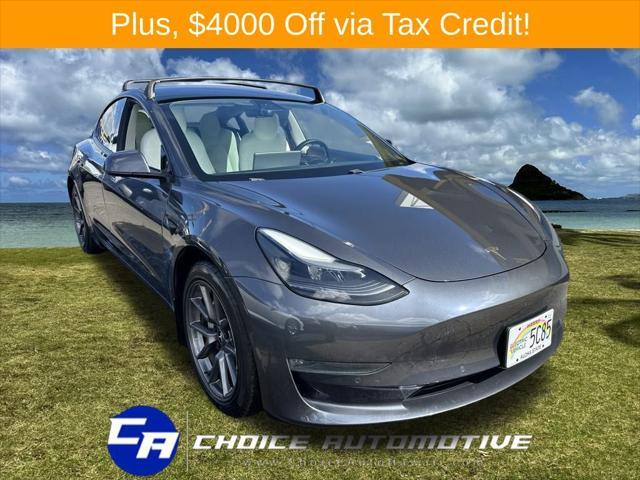 used 2021 Tesla Model 3 car, priced at $29,500