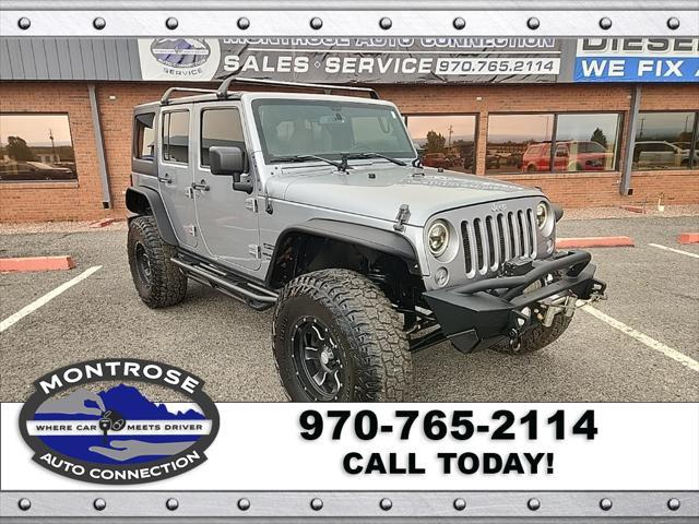 used 2015 Jeep Wrangler Unlimited car, priced at $19,490