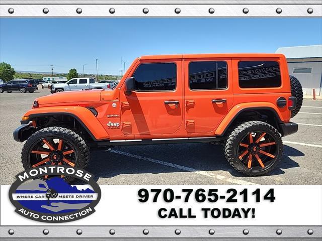 used 2020 Jeep Wrangler Unlimited car, priced at $34,190