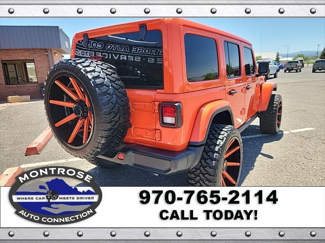 used 2020 Jeep Wrangler Unlimited car, priced at $34,190