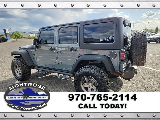 used 2015 Jeep Wrangler Unlimited car, priced at $23,490