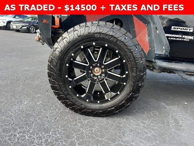 used 2018 Jeep Wrangler JK Unlimited car, priced at $14,500