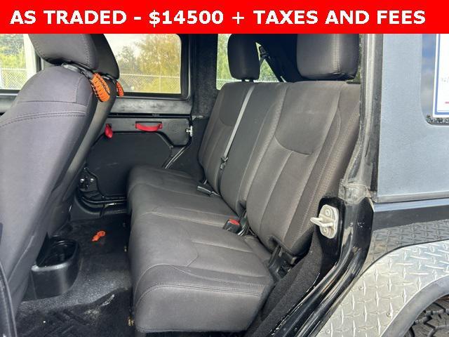 used 2018 Jeep Wrangler JK Unlimited car, priced at $14,500