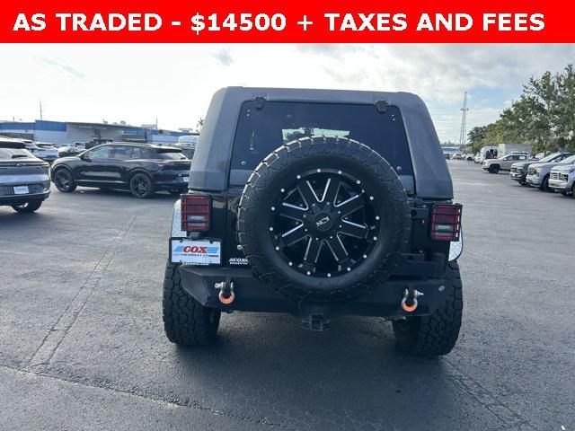 used 2018 Jeep Wrangler JK Unlimited car, priced at $14,500