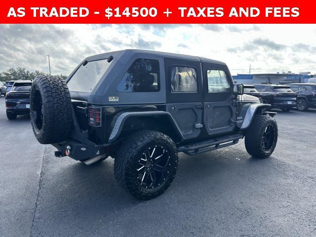 used 2018 Jeep Wrangler JK Unlimited car, priced at $14,500