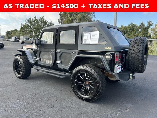 used 2018 Jeep Wrangler JK Unlimited car, priced at $14,500