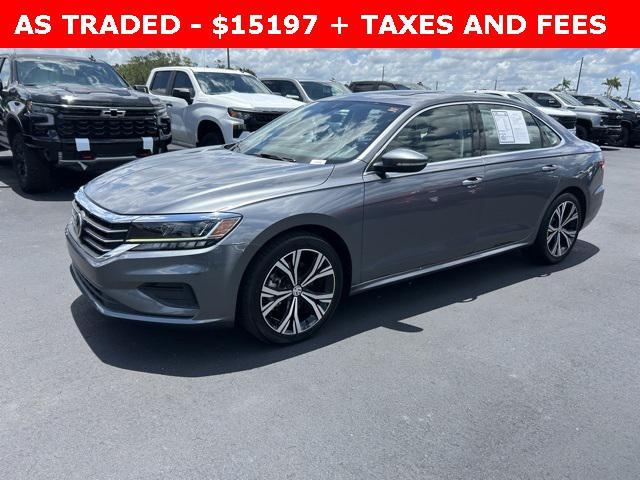 used 2021 Volkswagen Passat car, priced at $15,197