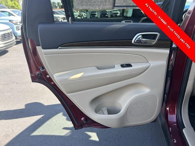 used 2017 Jeep Grand Cherokee car, priced at $16,000