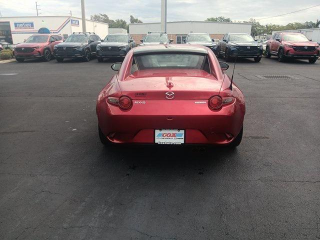 used 2021 Mazda MX-5 Miata RF car, priced at $22,000