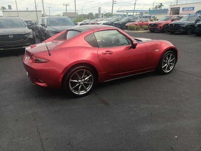 used 2021 Mazda MX-5 Miata RF car, priced at $22,000