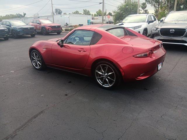 used 2021 Mazda MX-5 Miata RF car, priced at $22,000