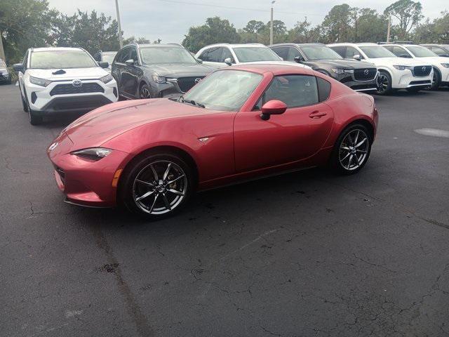 used 2021 Mazda MX-5 Miata RF car, priced at $22,000