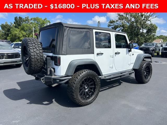 used 2016 Jeep Wrangler Unlimited car, priced at $16,800