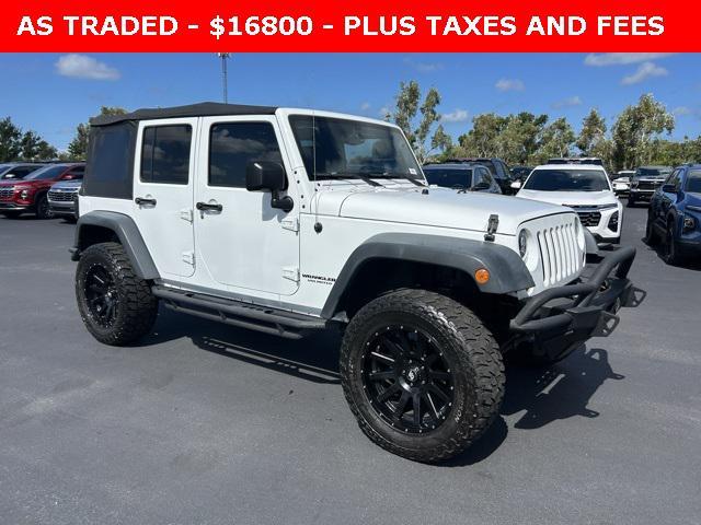 used 2016 Jeep Wrangler Unlimited car, priced at $16,800