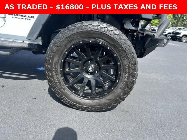 used 2016 Jeep Wrangler Unlimited car, priced at $16,800